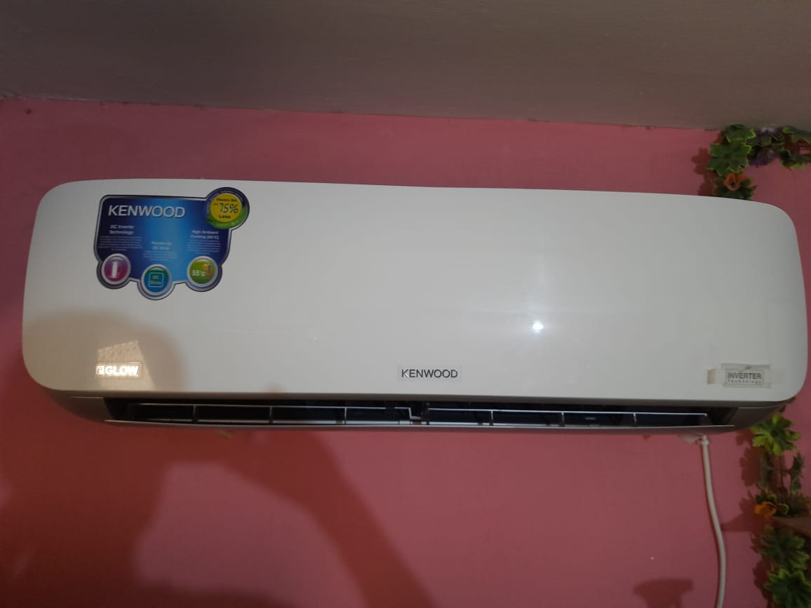Kenwood GLOW-Inverter AC DC- 75% Saving - 1.5 Ton Heat & Cool Split