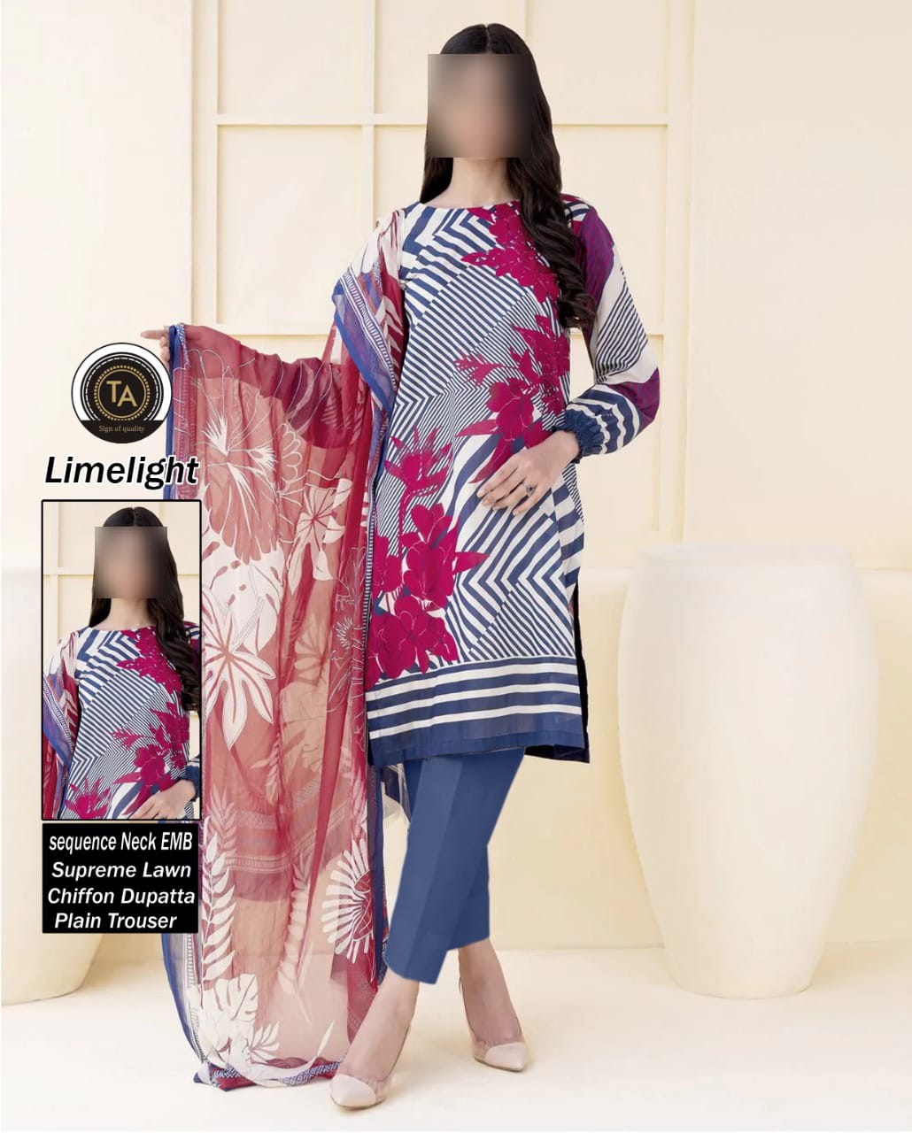 lawn 3 piece unstitched