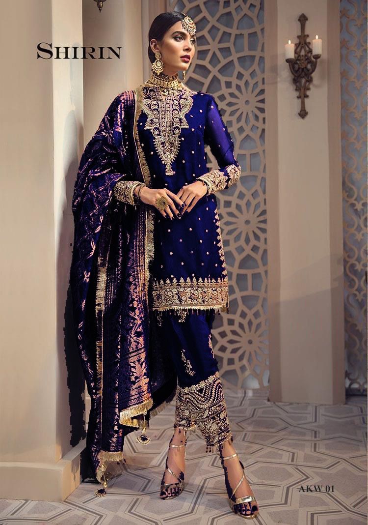 fancy wedding dress collection with heavy embroidery