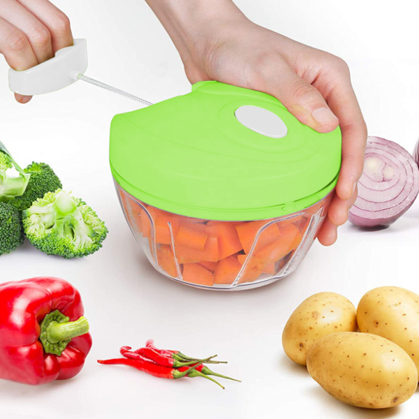 speedy chopper manual food chopper for vegetable fruits nuts onions chopper hand pull mincer blender