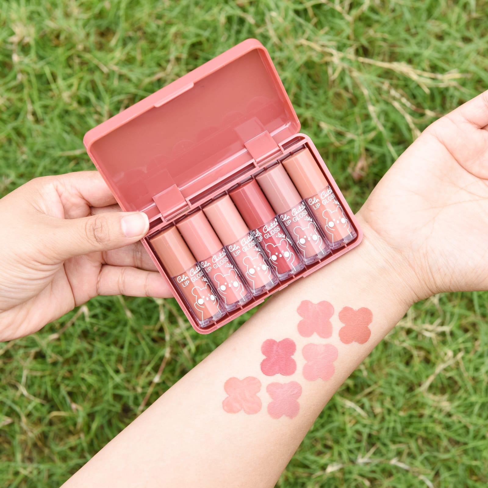 nude lip gloss 6 in 1 pack