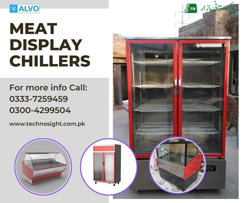 1-ALVO Low Price Meat Display Chiller in Pakistan Meat Shop Equipment