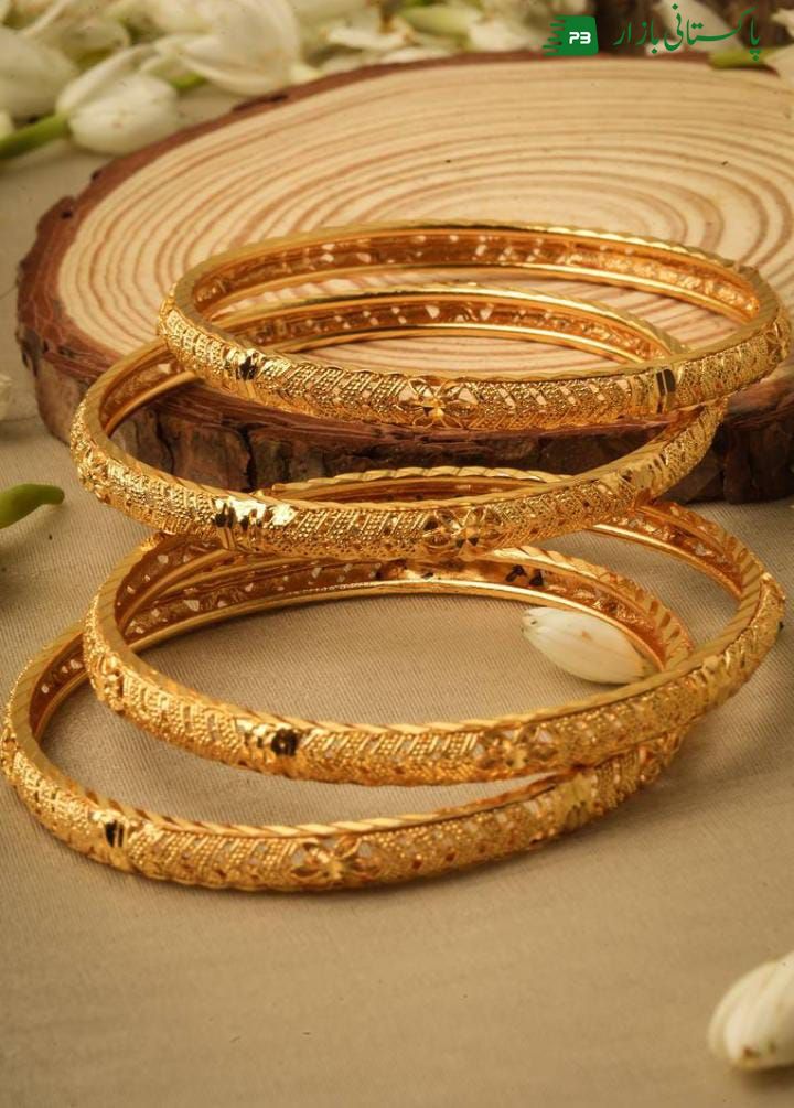 Gold Plated Alloy Bangle
