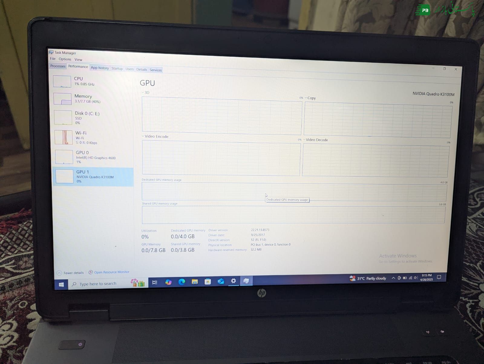 Hp laptop for heavy works Core i7 4th generation